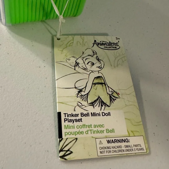 Disney Animators Collection Tinkerbell Mini Doll New - Picture 5 of 5